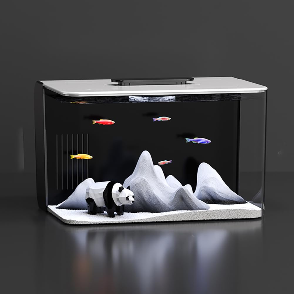 3 Gallon Transparent Self-Cleaning Acrylic Aquarium J48999