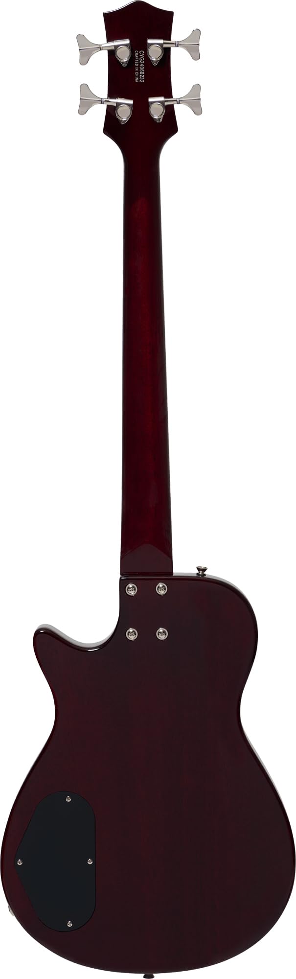 Walnut Stain Short-Scale Electric Bass Guitar V8142