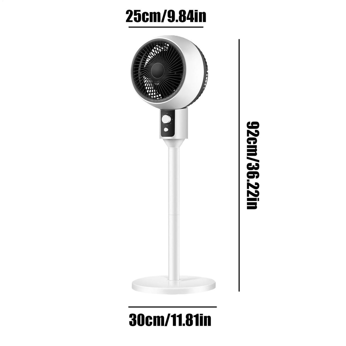 3-Speed Quiet Pedestal Fan X717384