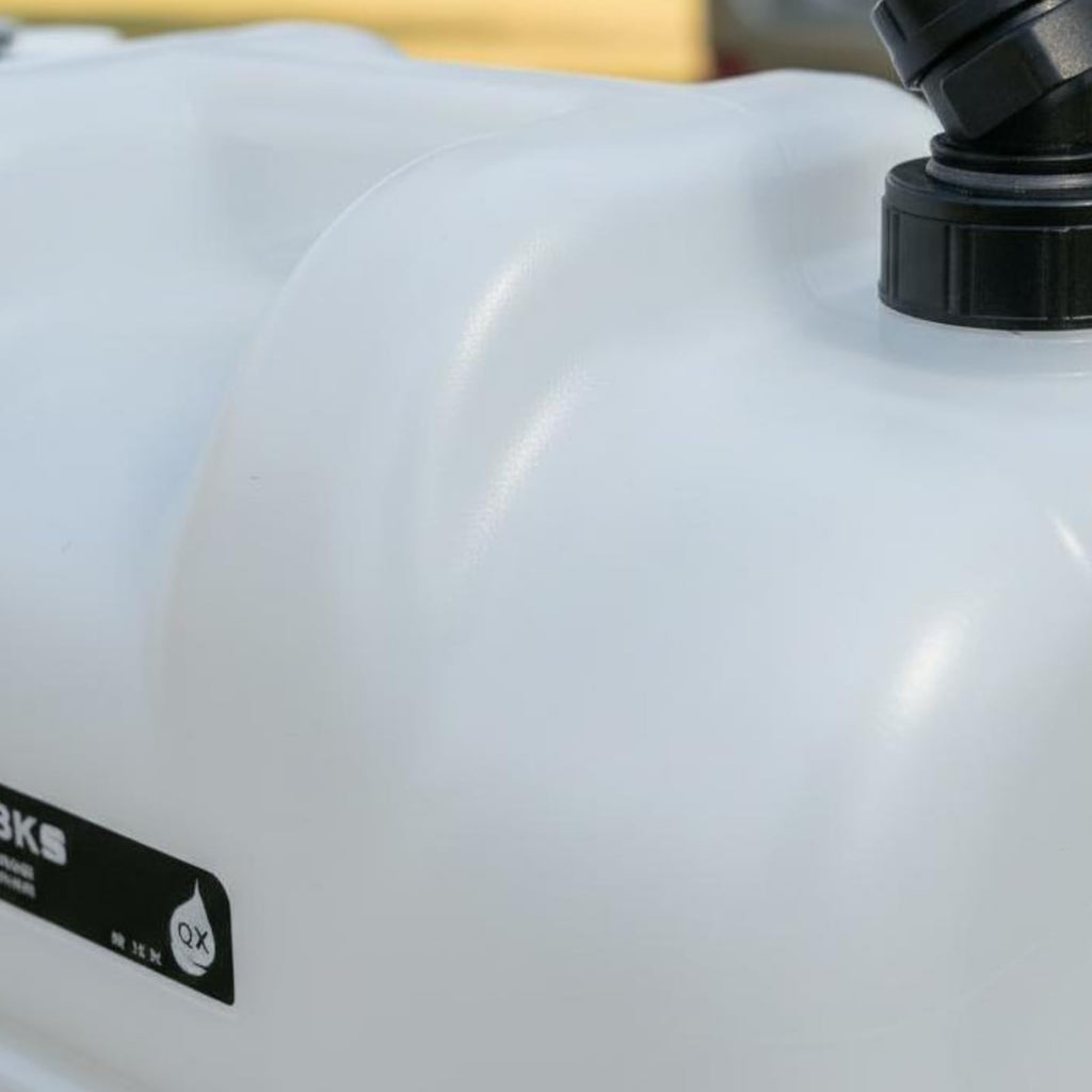 Portable Water Container with Faucet, Wheels, Black F884