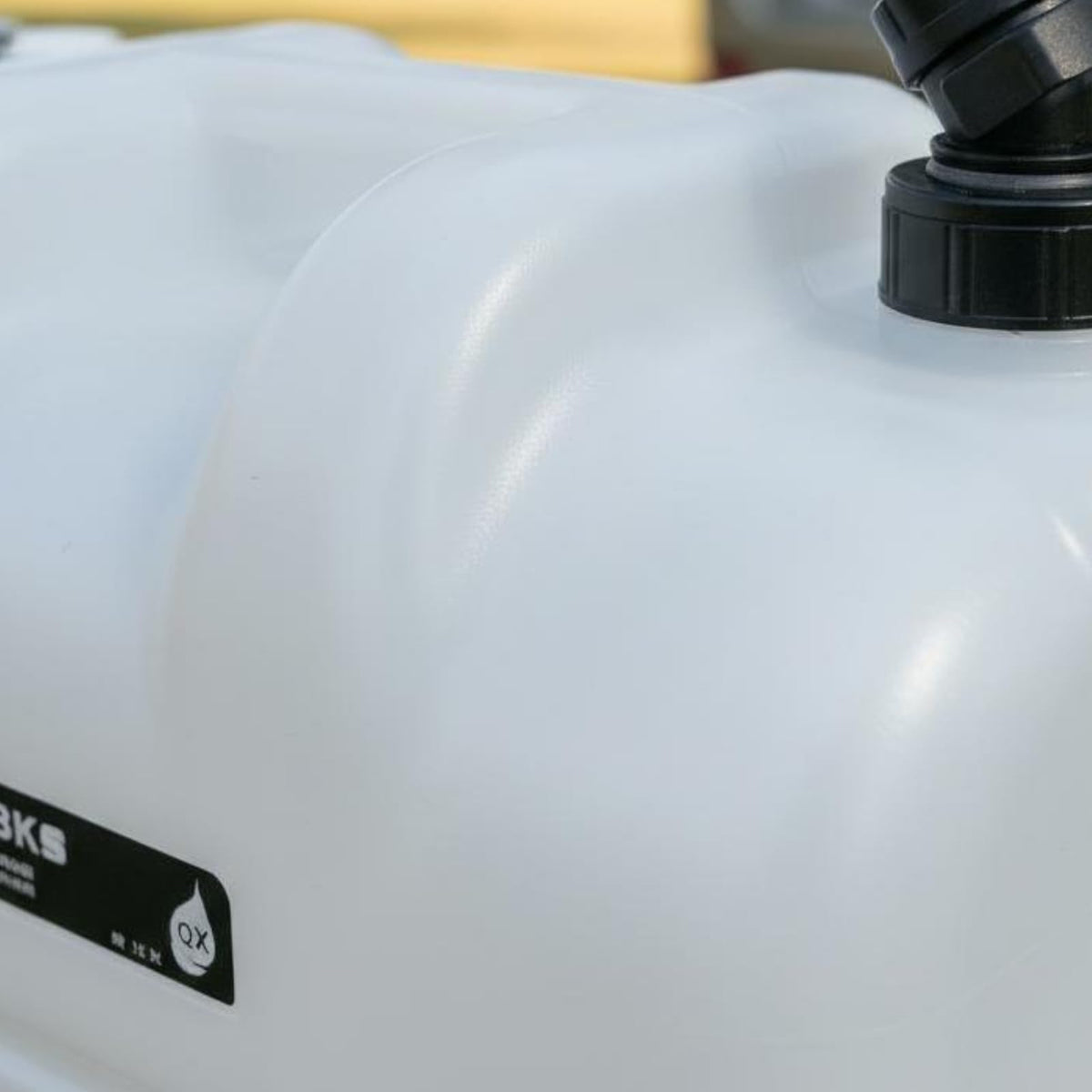 Portable Water Container with Faucet, Wheels, Black F884