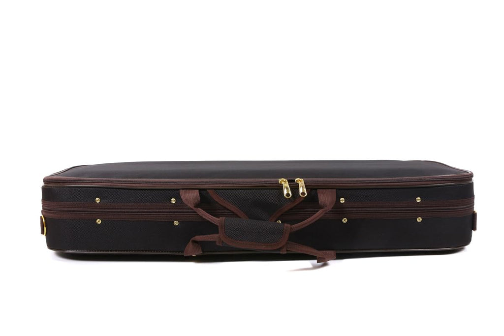 Oblong 4/4 Full Size Wooden Hard Shell Violin Case with Nylon Raincoat G273520