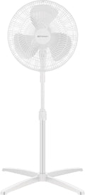 16-inch Oscillating Pedestal Fan with 3-Speed Control, White K754658