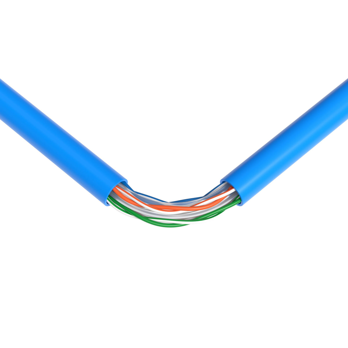 1000ft Plenum CMP CAT6 Solid Cable Blue H680826