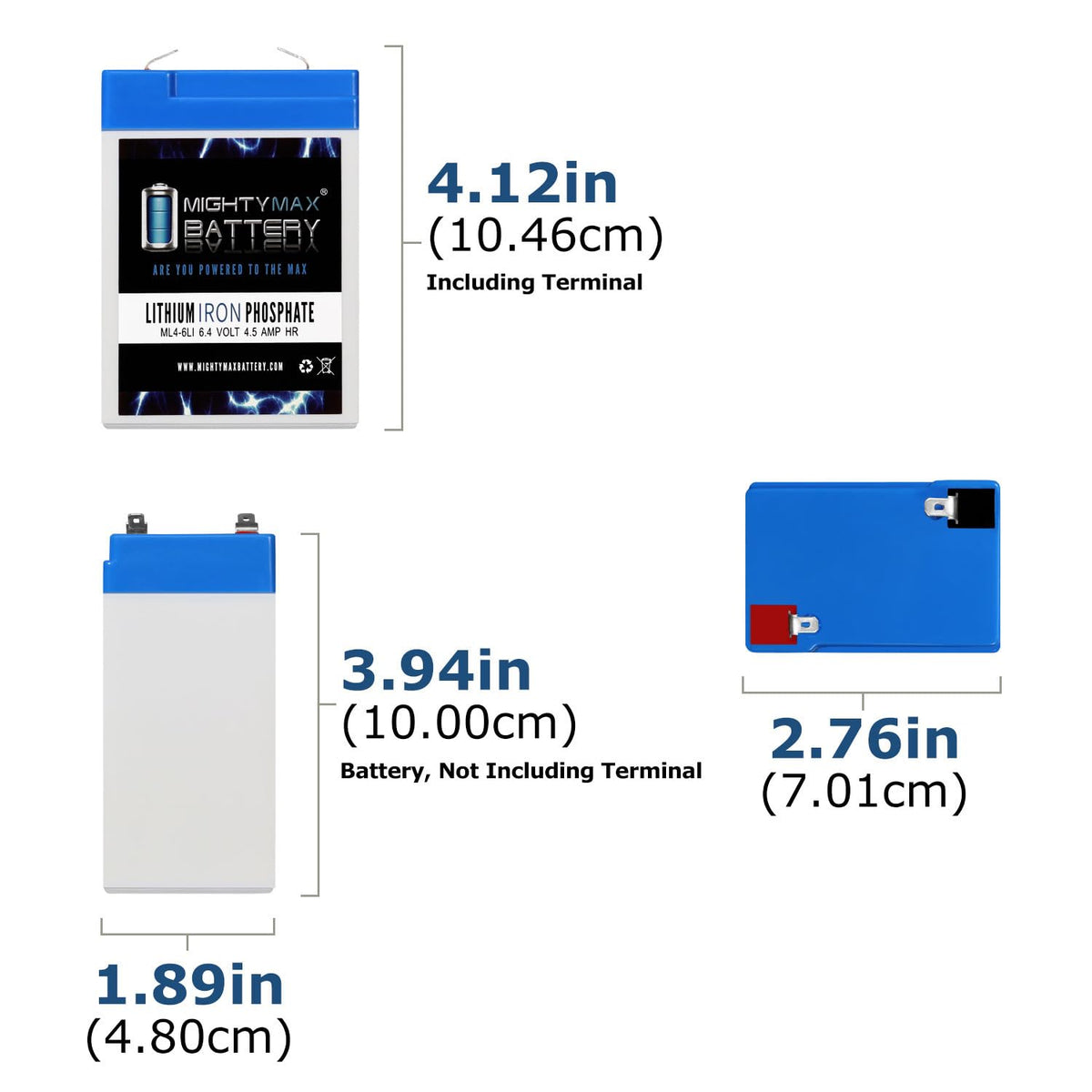 6V 4.5AH Lithium Replacement Battery Y197