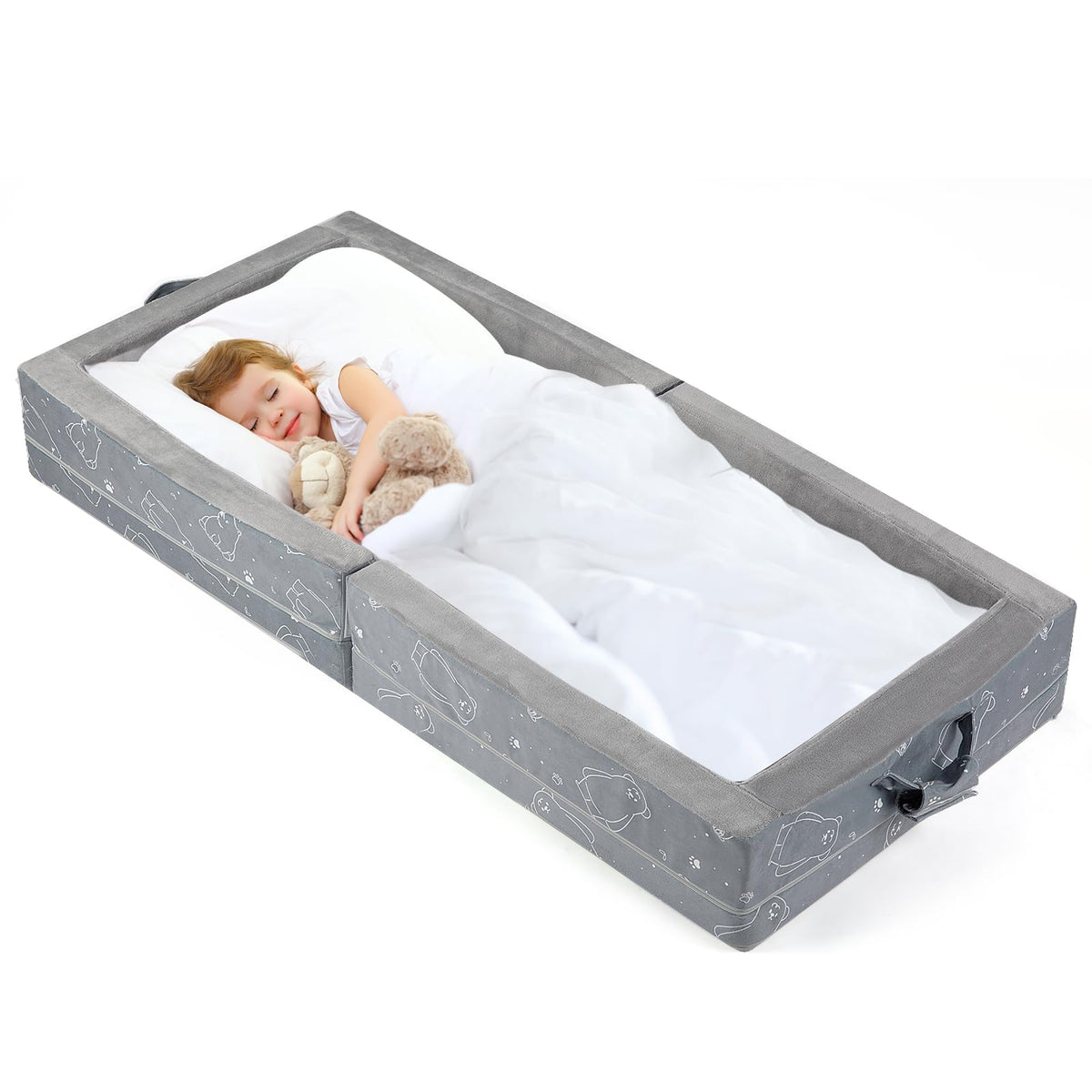 Portable Foldable Soft Foam Toddler Travel Bed G572