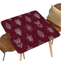 Fitted Square Oval Tablecloth with Elastic Edges 30"x30" C83892