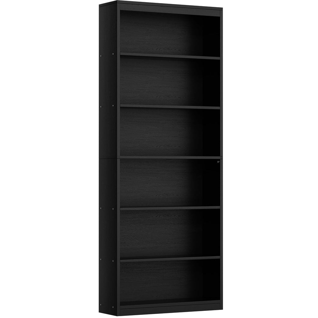 6-Tier Black Bookshelf K73129