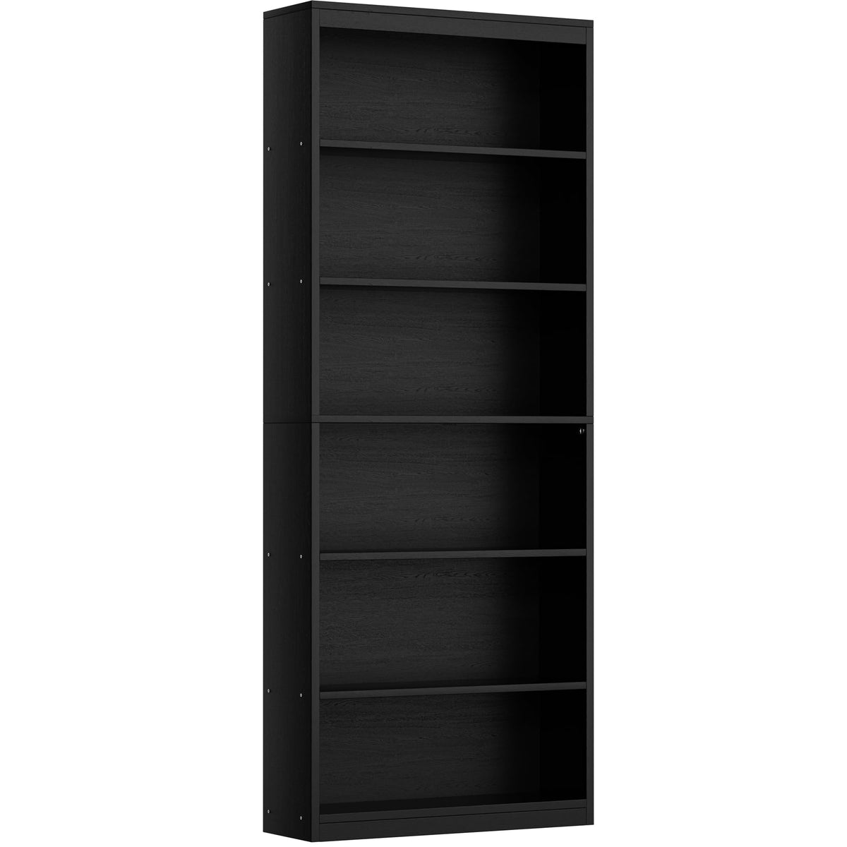 6-Tier Black Bookshelf K73129