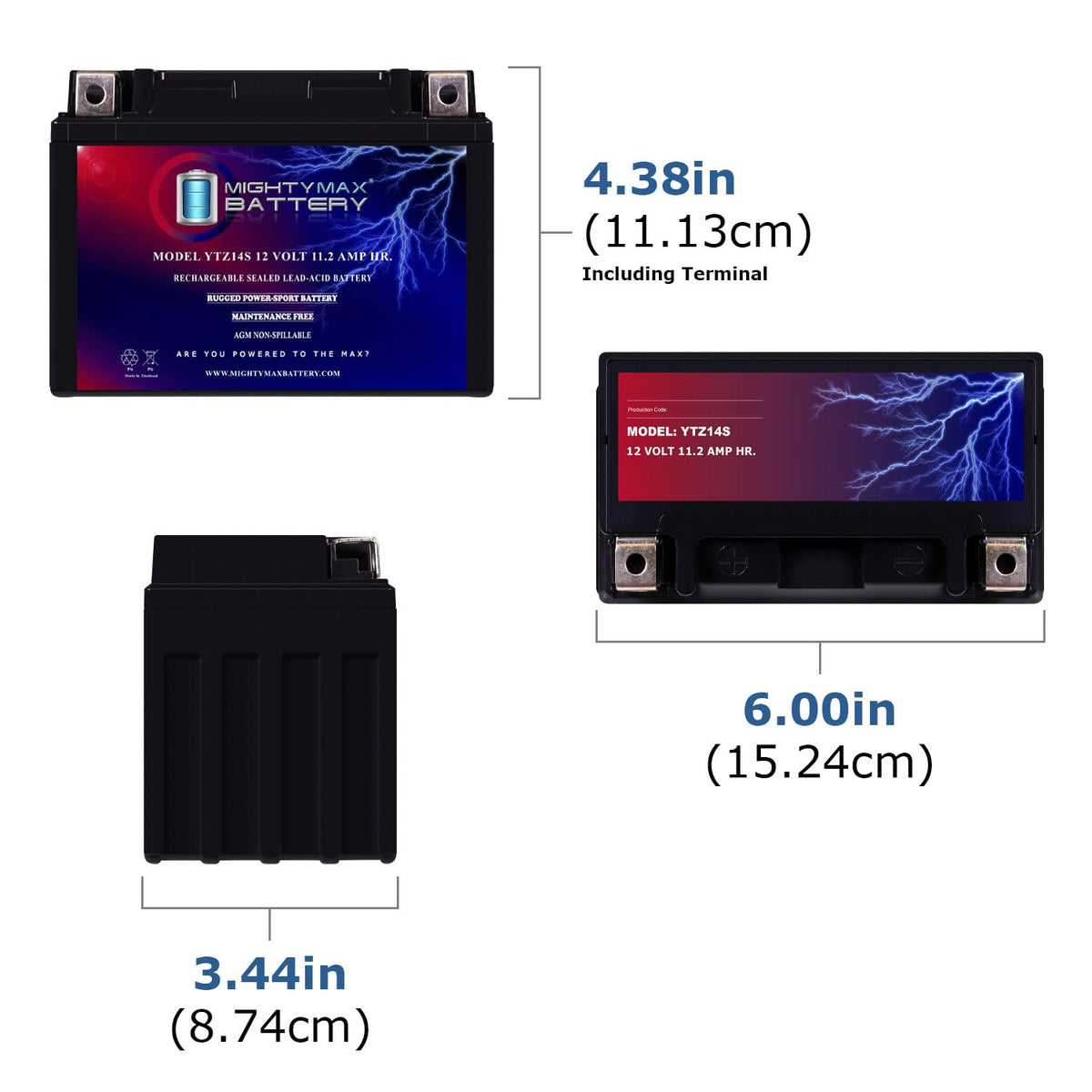 12V 11.2Ah Replacement Battery U377685