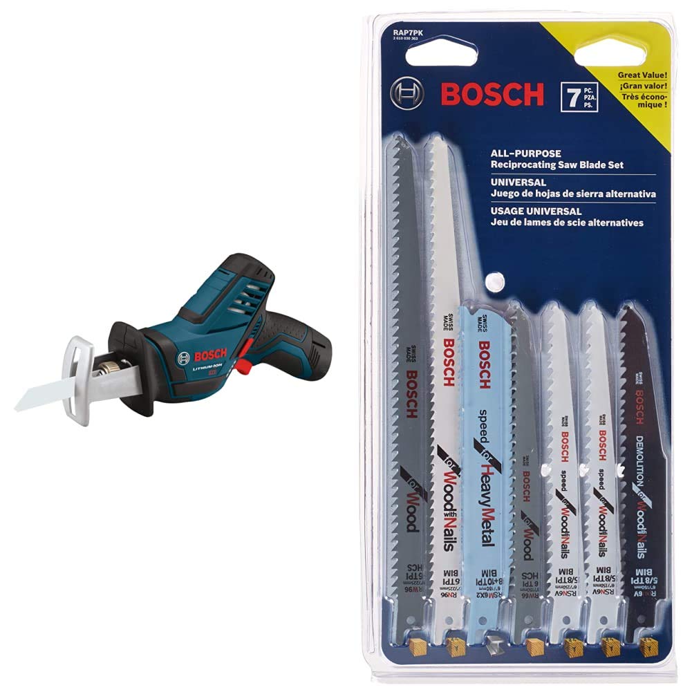 12-Volt Max Pocket Reciprocating Saw Kit with 7-Piece Reciprocating Saw Blade Set G967691
