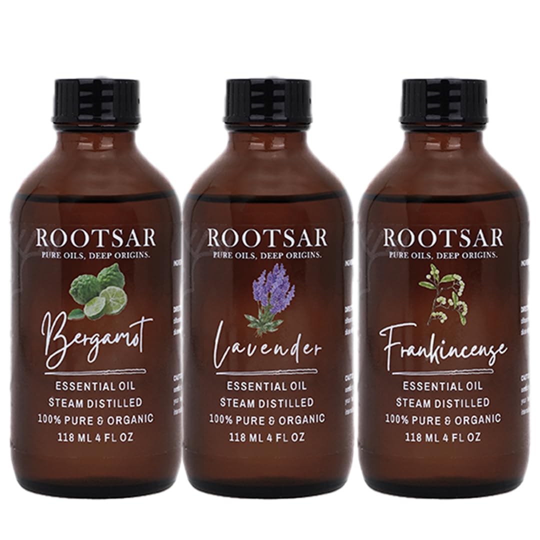 3 Pack Essential Oils 4 Fl Oz G510