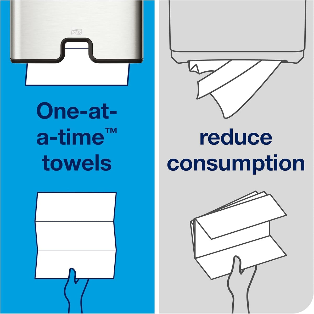 Black Multifold Hand Towel Dispenser with Multifold Hand Towel X100