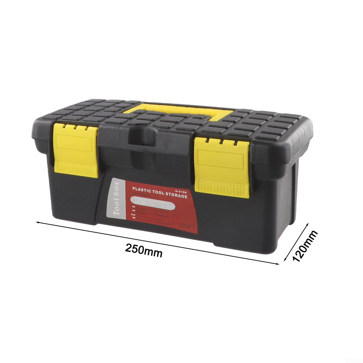 10-Inch Plastic Single Layer Toolbox P117900