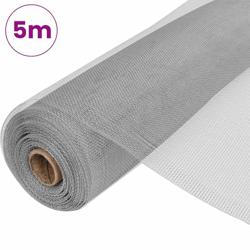 Aluminum Mesh Roll 39.4x196.9 Inch Silver Z1279