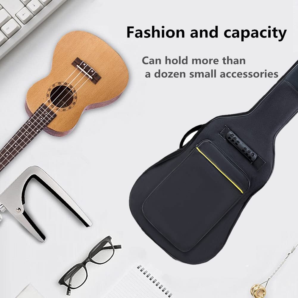 40 41 42 Inch Acoustic Folk Guitar Bag Backpack 600D Oxford Soft Carry Case S39186