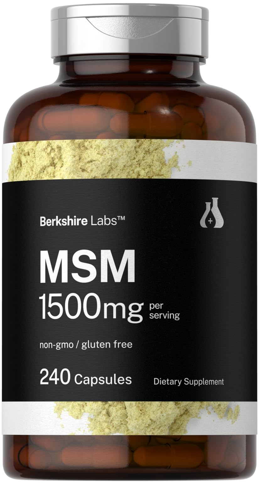 MSM Capsules 1500mg 240 Count I5000