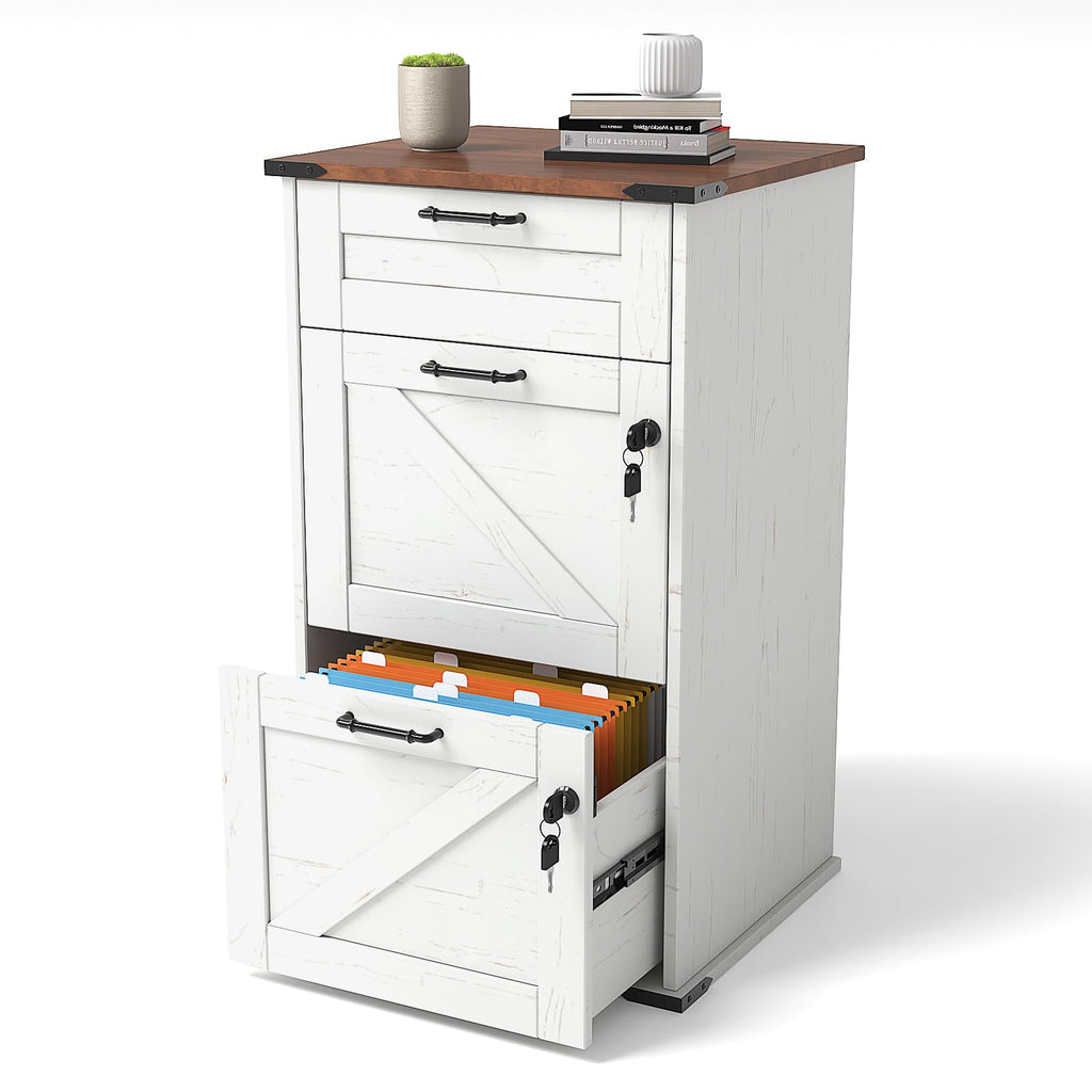 3 Drawer File Cabinet with Lock X68785