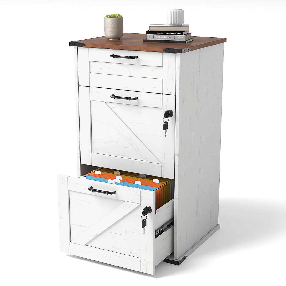 3 Drawer File Cabinet with Lock X68785