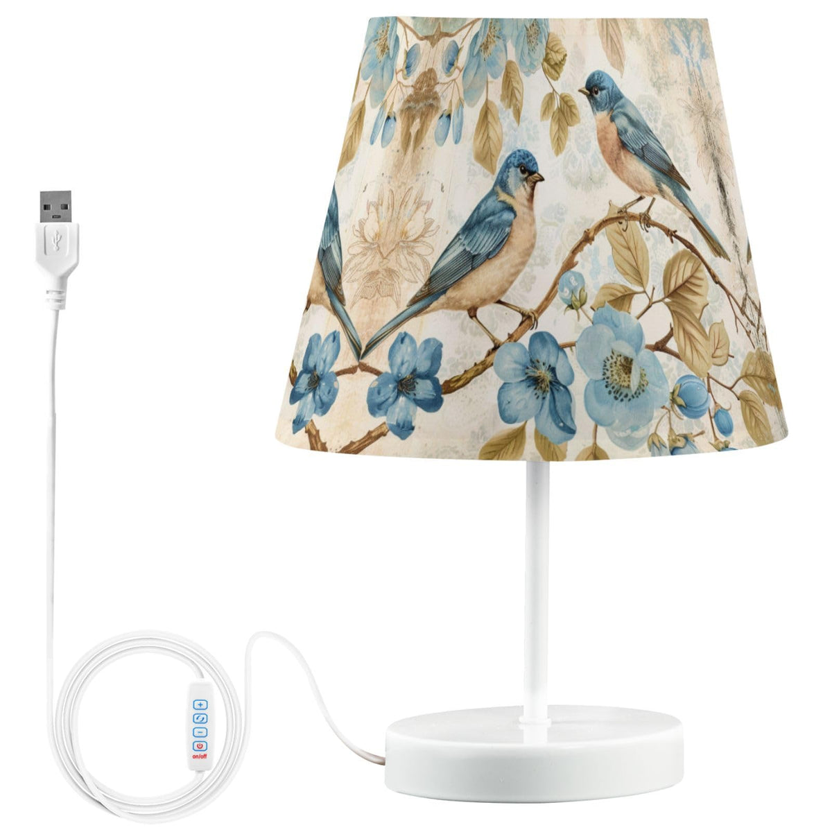 3-Color Dimmable LED Table Lamp with USB Port J2165