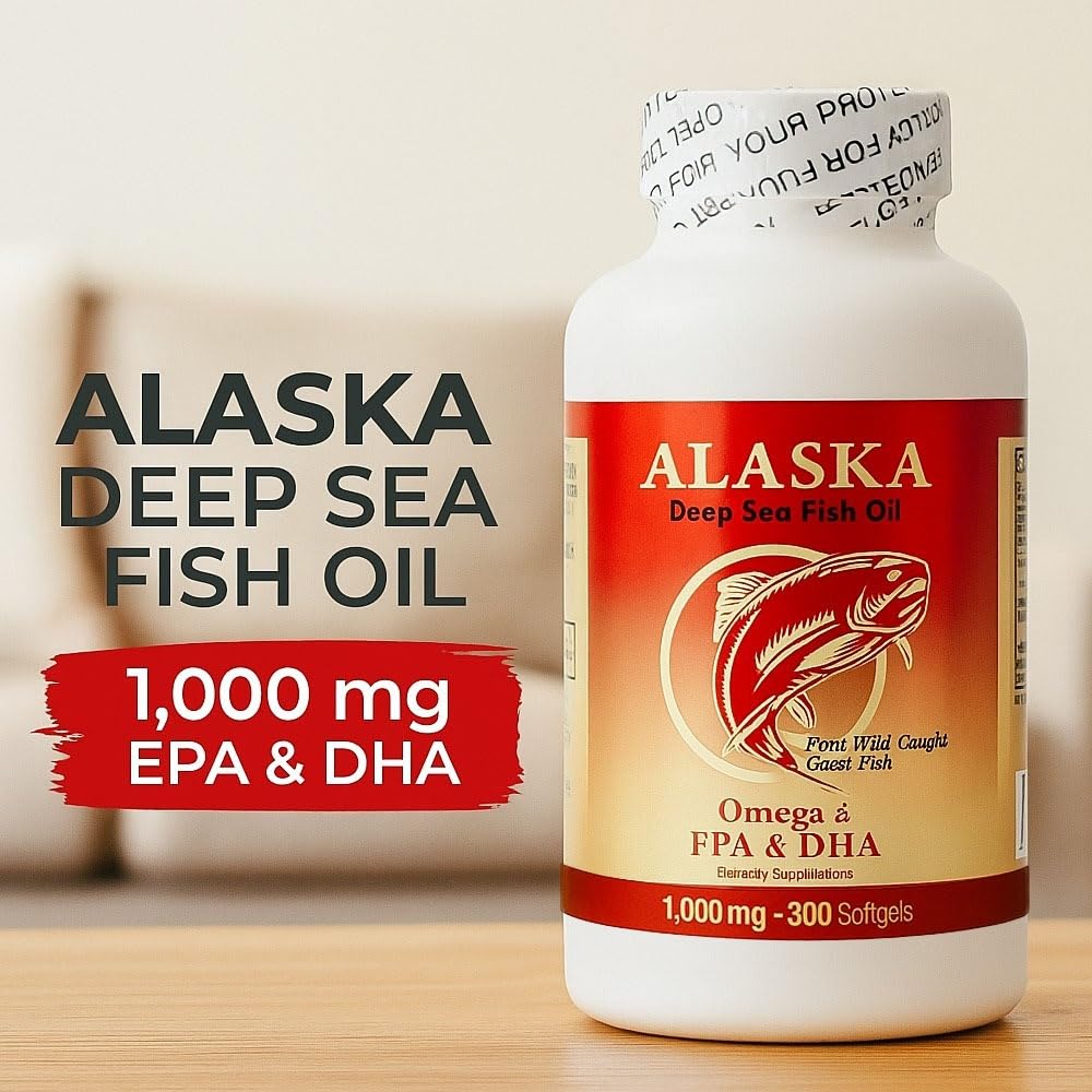 Omega 3 Fish Oil 1000mg 300 Softgels L88346