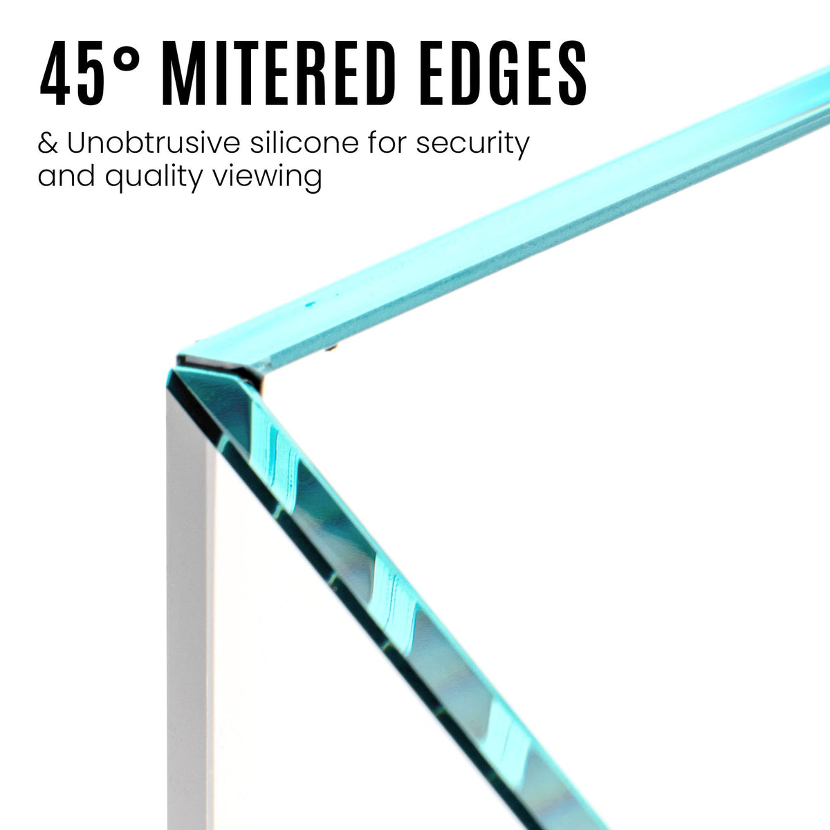 Ultra Clear Rimless Low Iron Glass Aquarium P937