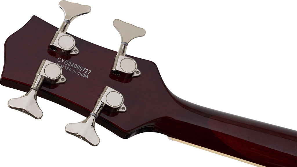 Walnut Stain Short-Scale Electric Bass Guitar V8142