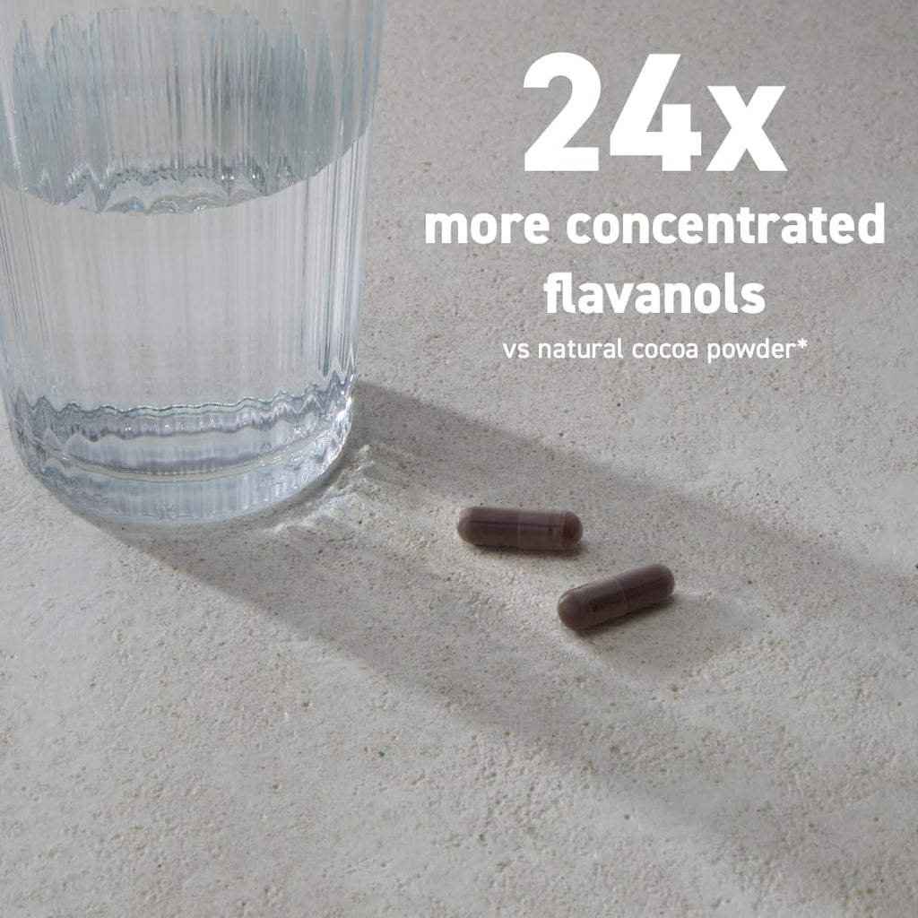 500mg High Flavanol Cocoa Supplement 60 Capsules W165
