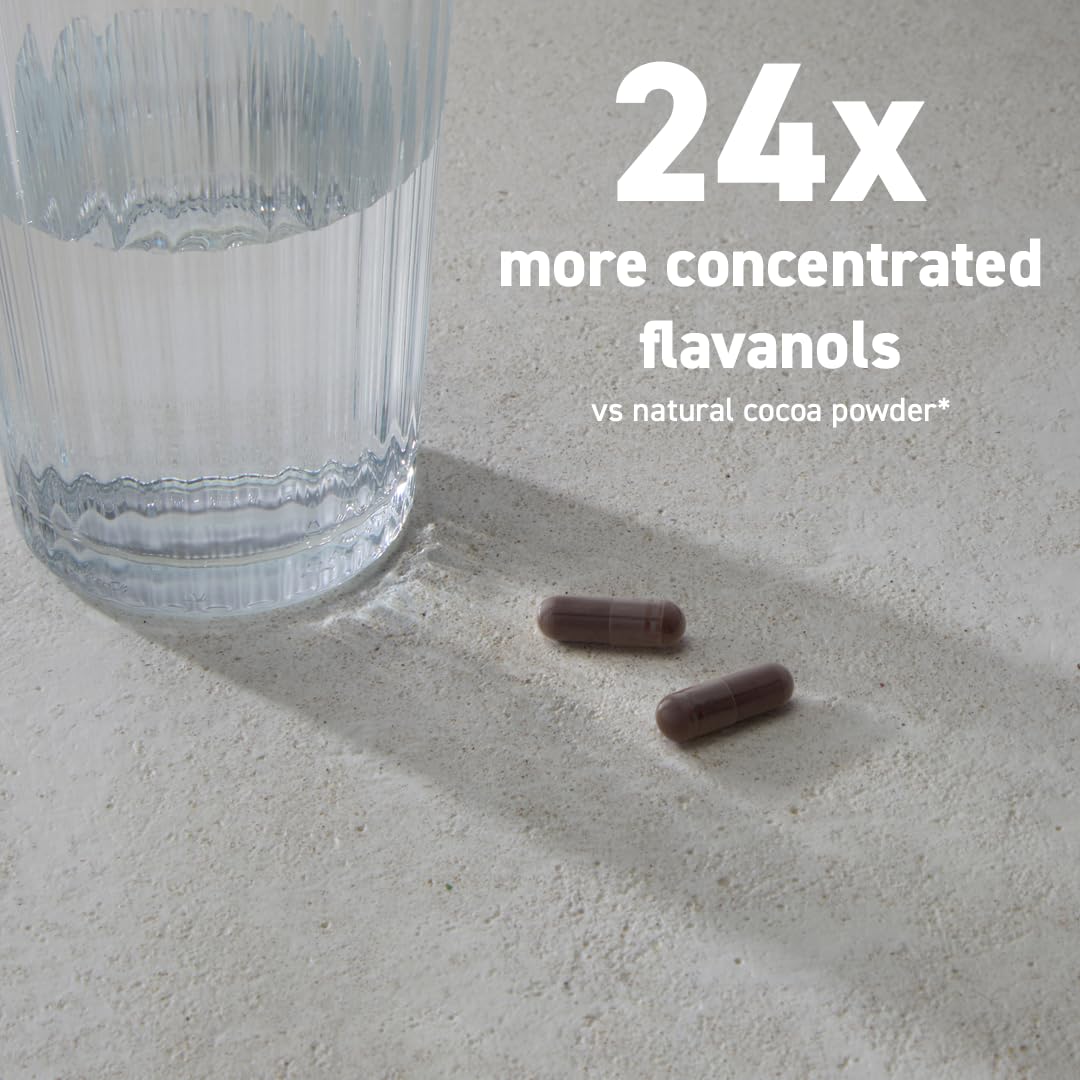 500mg High Flavanol Cocoa Supplement 60 Capsules W165