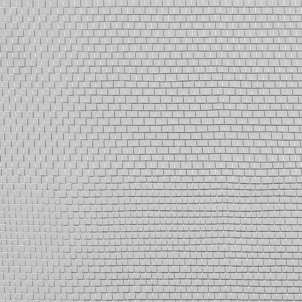 Aluminum Mesh Roll 39.4x196.9 Inch Silver Z1279