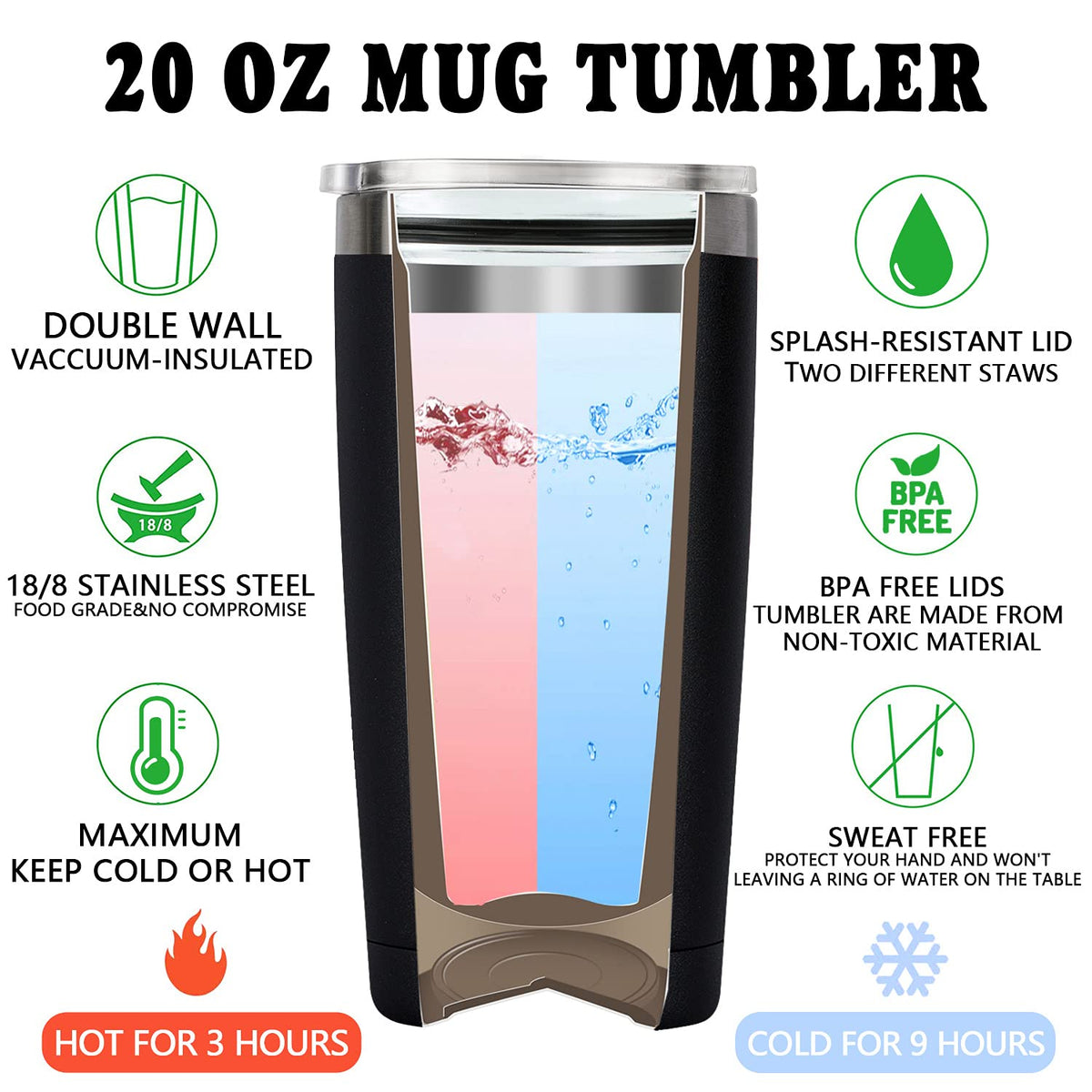 20oz Tumbler Cup W2227