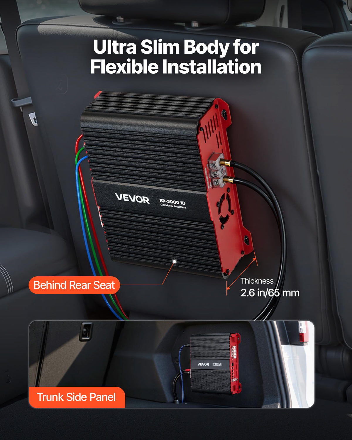 1-Channel Class D Car Audio Amplifier M73960
