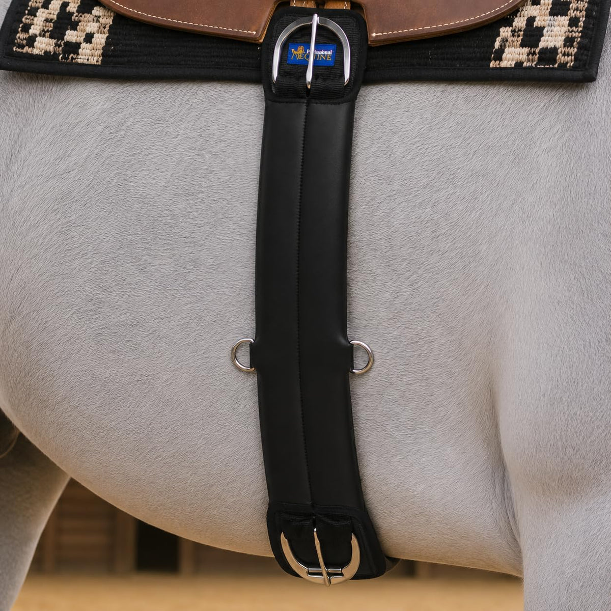 Neoprene Anti-Slip Saddle Cinch Girth Black O136487