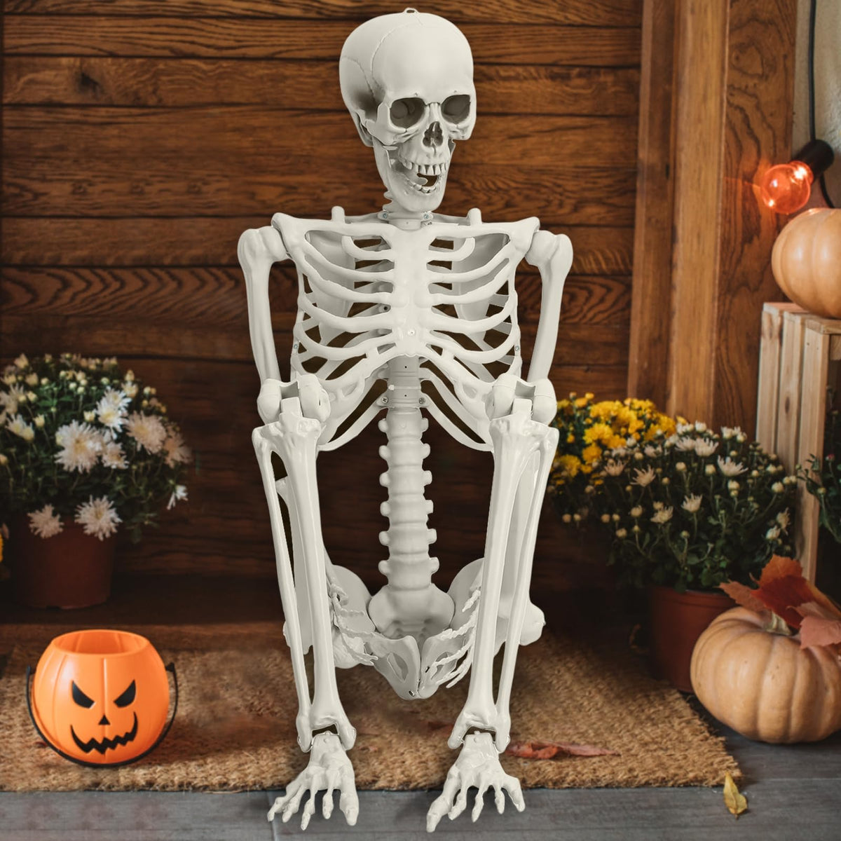 165cm Posable Full Body Skeleton N433