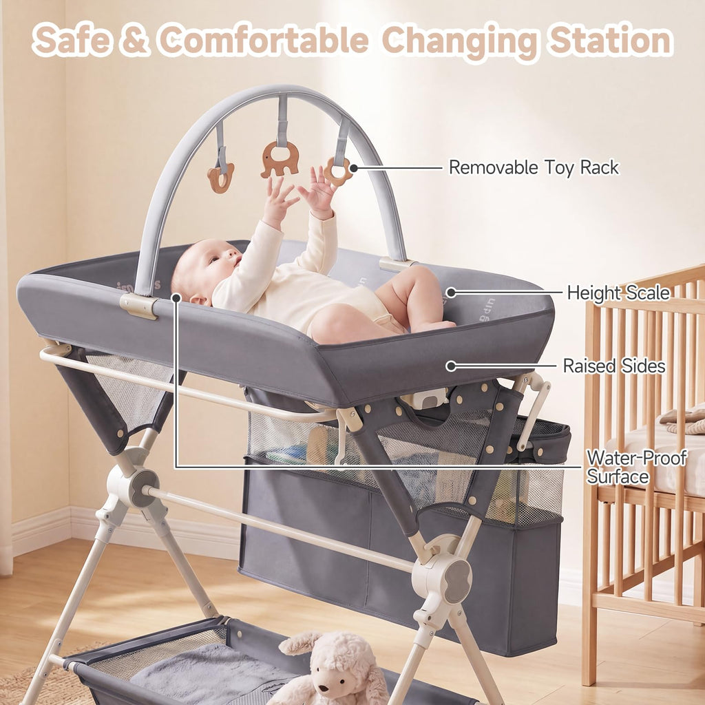Portable Baby Changing Table with Wheels M62020