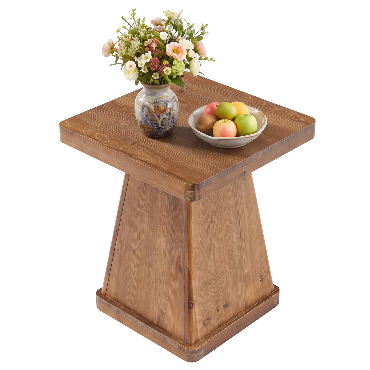 Solid Wood Side Table Set of 2 R26289