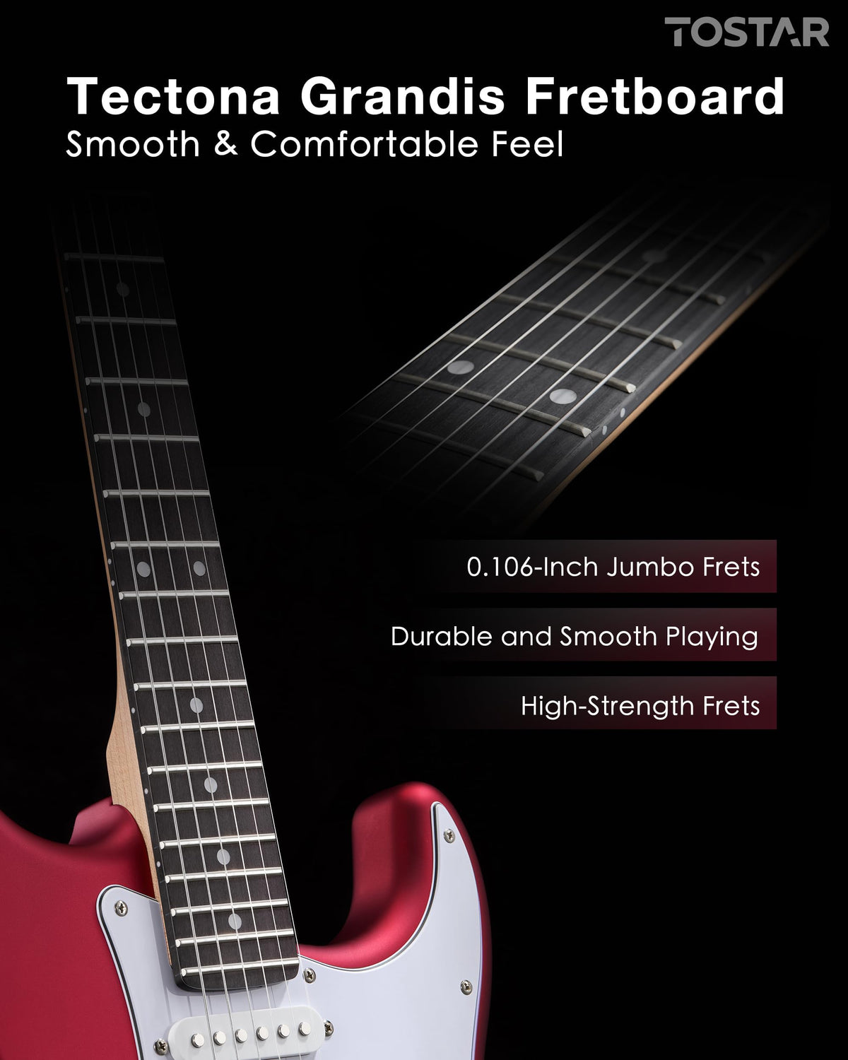 Red Electric Guitar Kit T8390