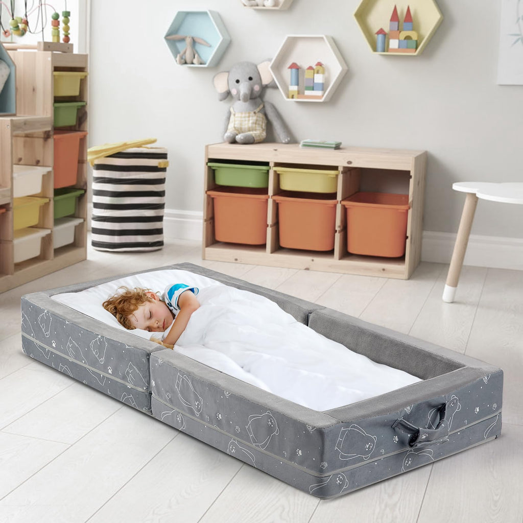 Portable Foldable Soft Foam Toddler Travel Bed G572