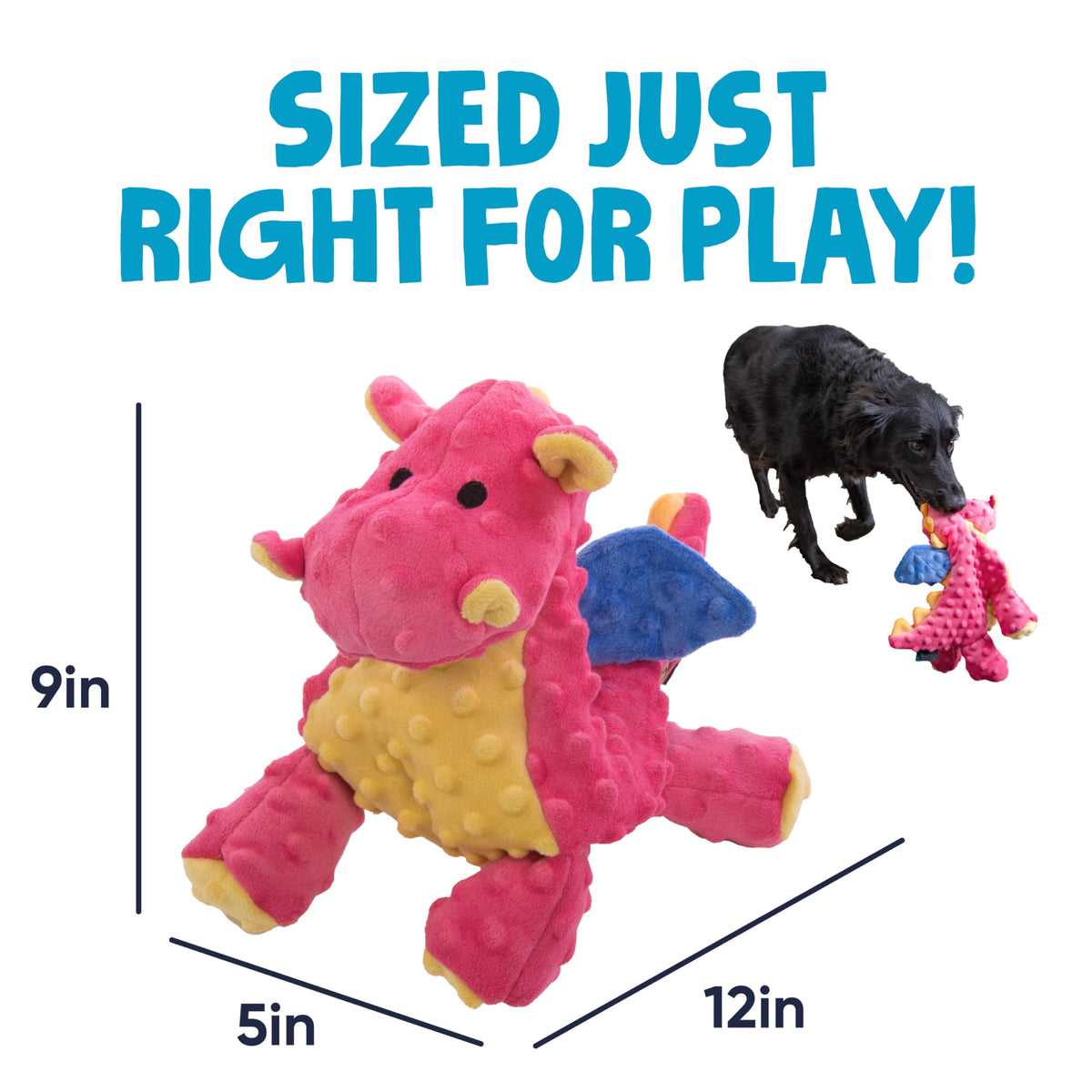 Plush Squeaky Dog Toy Large S52110