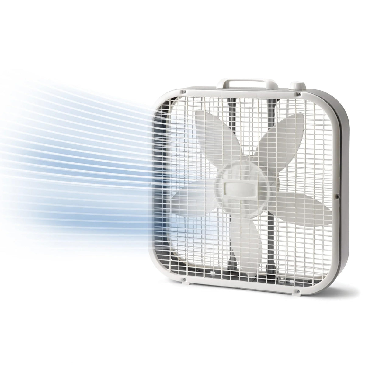 20 Inch 3 Speed White Box Fan D752