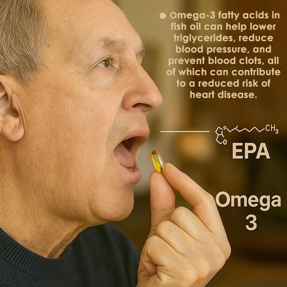 Omega 3 Fish Oil 1000mg 300 Softgels L88346