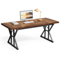 70.8-Inch Wooden Office Desk Y590349