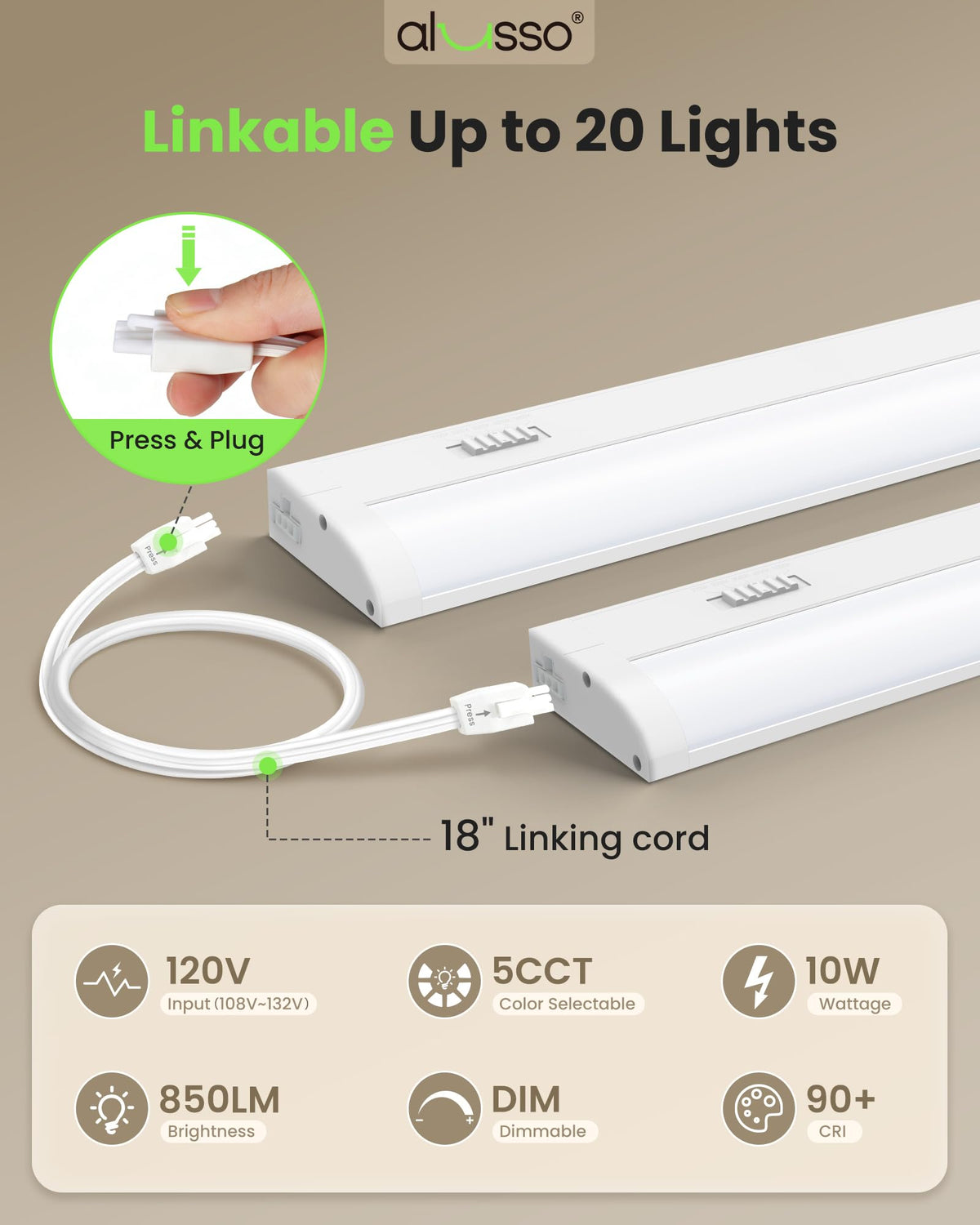 120V 18 Inch Under Cabinet Lighting C9632