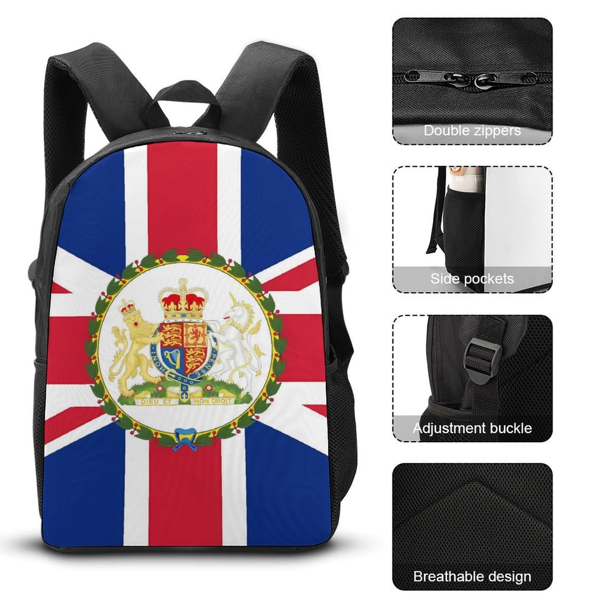 Backpack with Lunch Box Pencil Case Z199