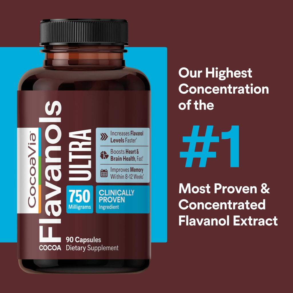 750mg Cocoa Flavanols Vegan Gluten-Free Cocoa S287037