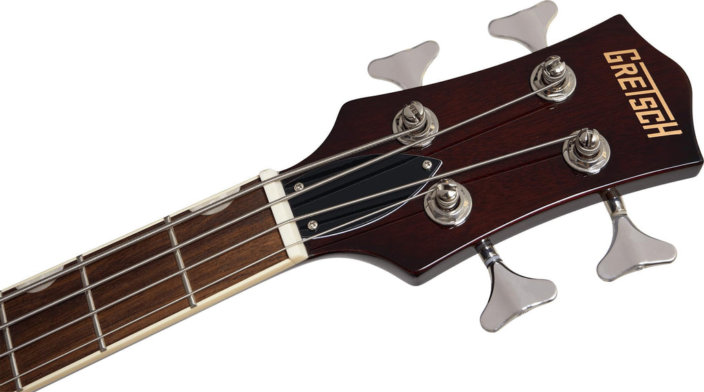 Walnut Stain Short-Scale Electric Bass Guitar V8142