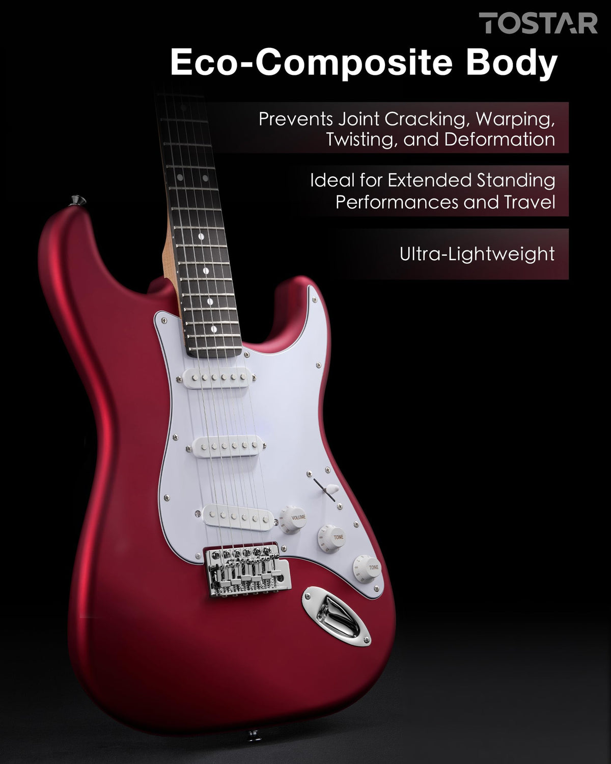 Red Electric Guitar Kit T8390