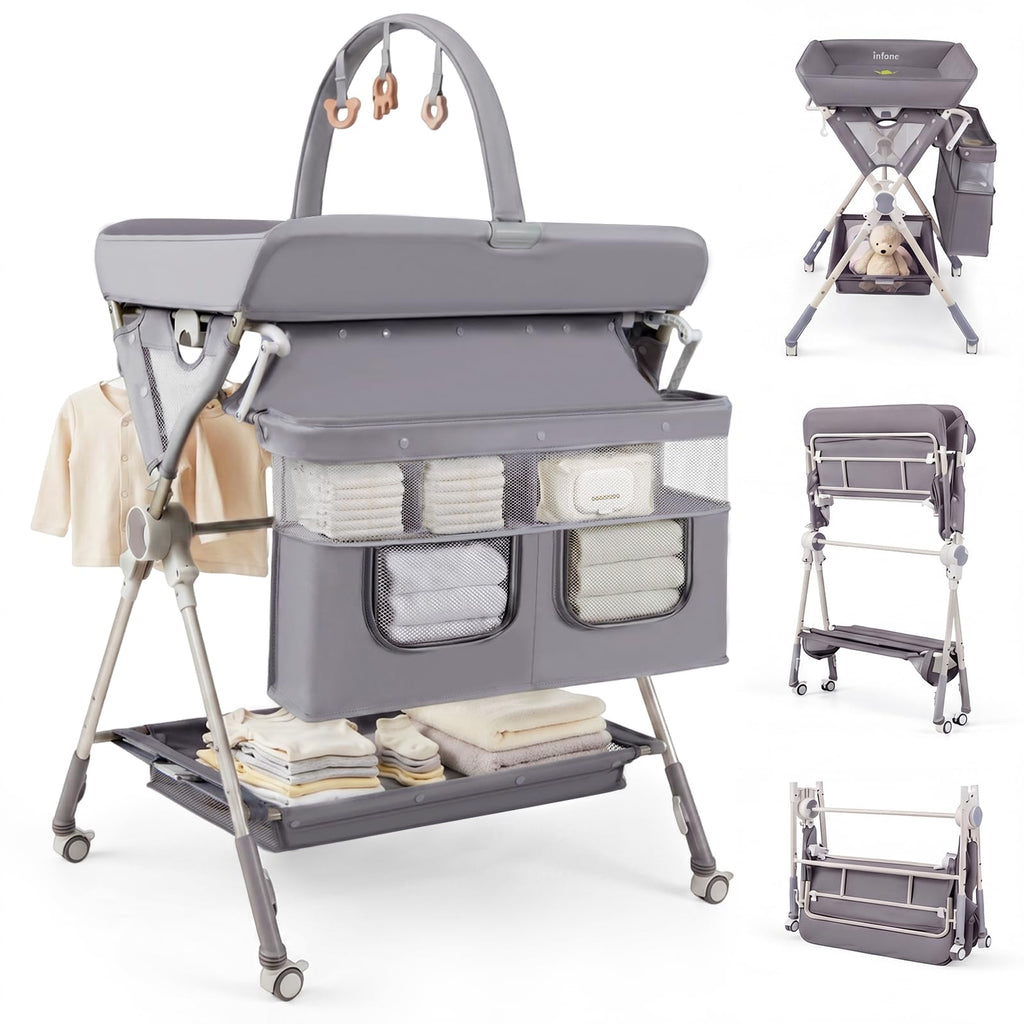 Portable Baby Changing Table with Wheels M62020