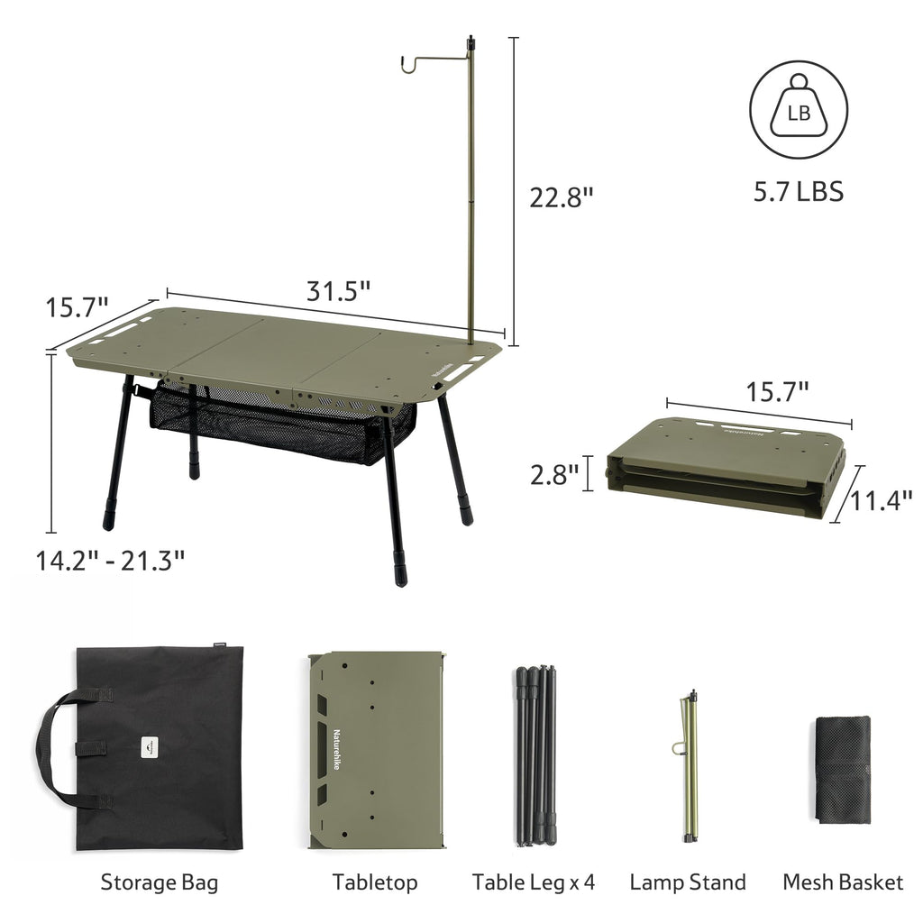 Adjustable Height Camping Table H39835