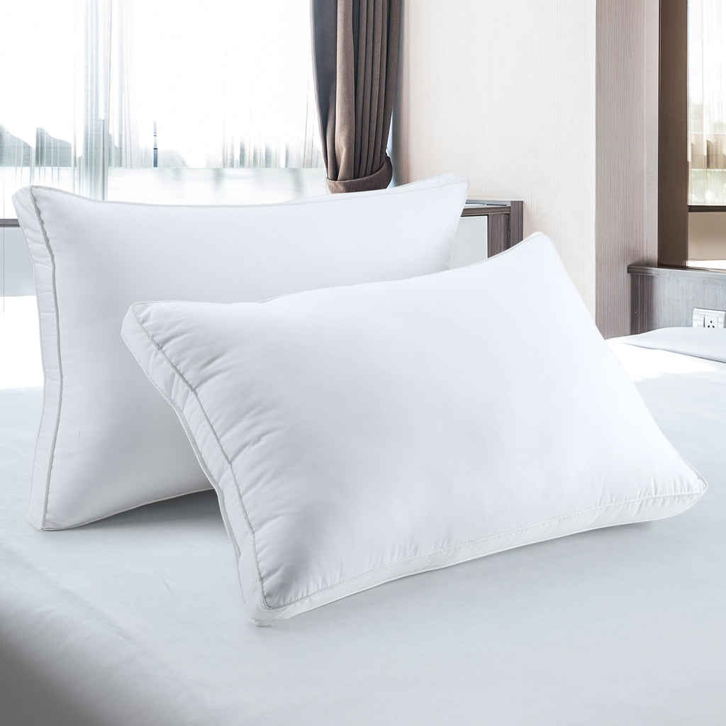 White Queen Size Set of 2 Bed Pillow H70137